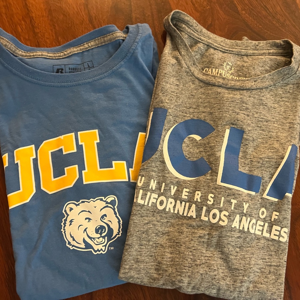 Lot of UCLA T-shirts (Blue & Gray), Women Sizes M & L